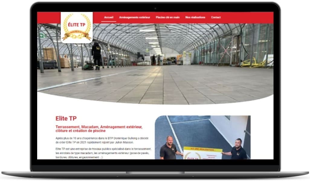 Création site Internet Elite TP Cernay - Femik Wittelsheim