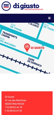 site Di giusto Mulhouse en responsive design