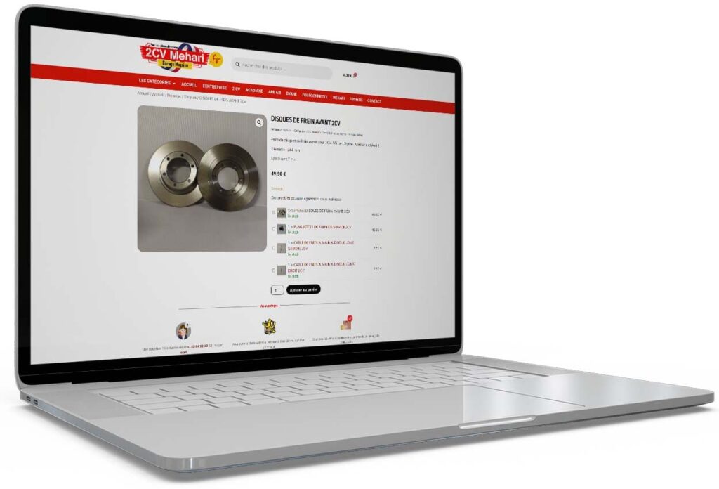 Création site e-commerce pour pièces automobile